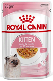 ROYAL CANIN Kitten Instinctive Jelly влажный для Котят от 4 до 12 месяцев в Желе (Паучи) 85гр х 28шт